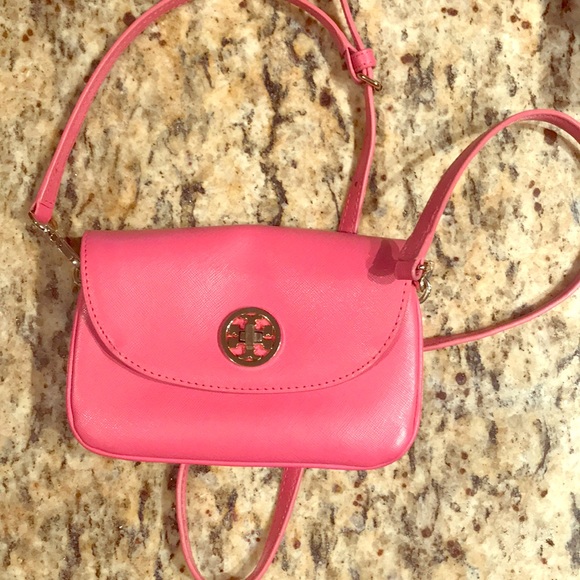 Tory Burch Handbags - Tory Burch Pink Crossbody Bag